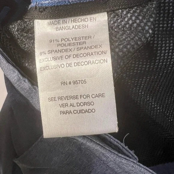 Denali Heather Navy Blue Stretch Hybrid Shorts Mens 34 D427617S - Picture 4 of 11